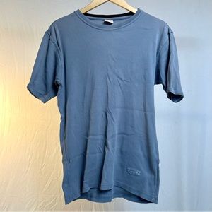 unisex baby blue ribbed tee